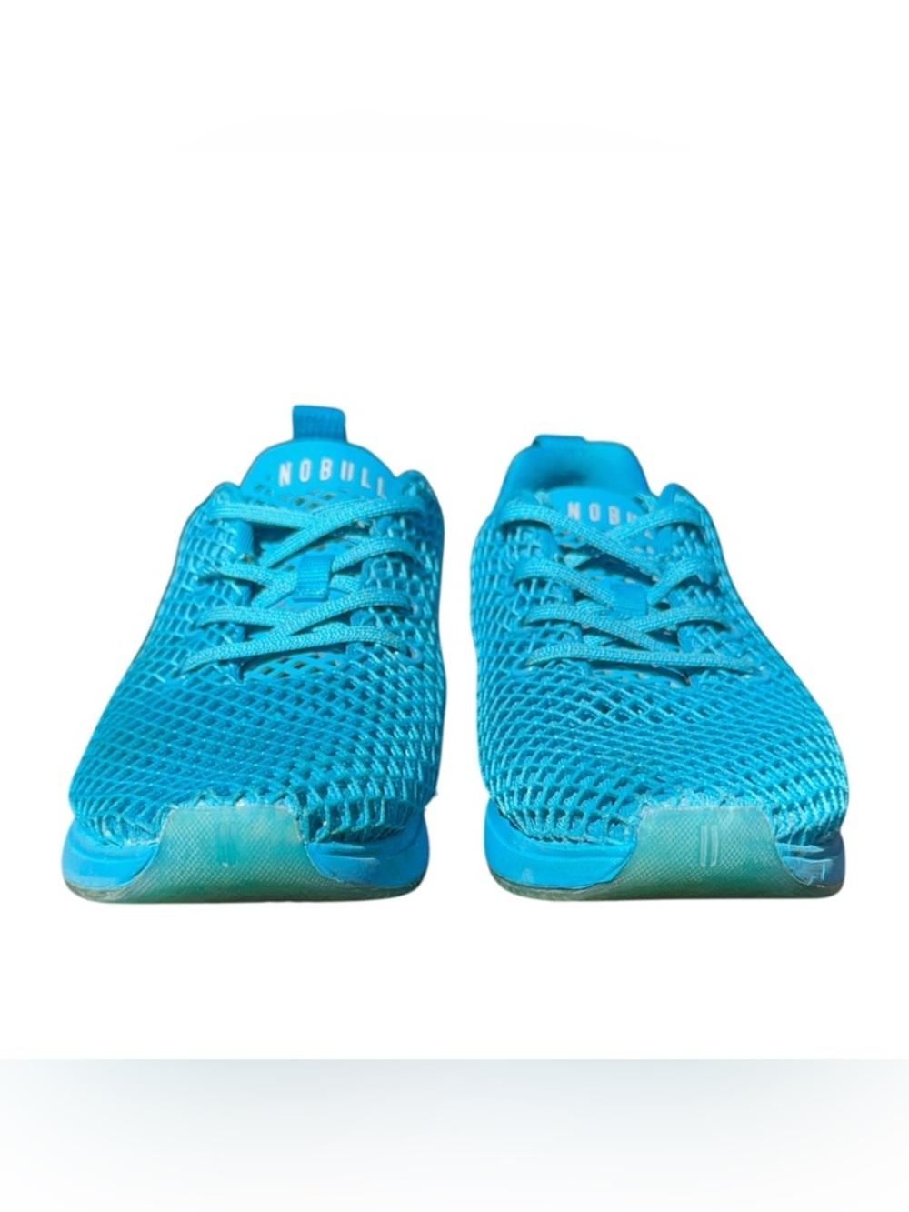 NOBULL Diamond Mesh Runner Running Training Sneakers Neon Blue W9/M7.5 - Picture 4 of 16